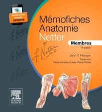 Memofiches anatomie netter d'occasion  France
