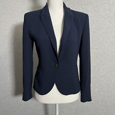 Jaqueta Zara Basic Feminina Pequena Azul Marinho Blazer Academia Personalizada Clássica Preparação para Carreira comprar usado  Enviando para Brazil