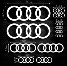 Adesivo logo audi usato  Monte di Procida