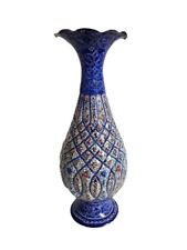 Usado, Vaso de esmalte gravura cobre persa Radin Rugs, NOVO EM FOLHA comprar usado  Enviando para Brazil
