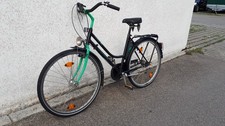 Schwarz grünes damenfahrrad gebraucht kaufen  Dachau