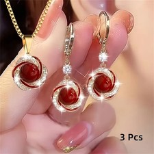 3pcs elegant necklace for sale  BRADFORD