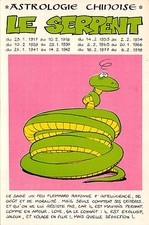 Carte postale astrologie d'occasion  France