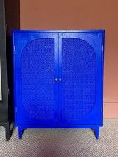 Blue rattan cabinet for sale  ST. LEONARDS-ON-SEA
