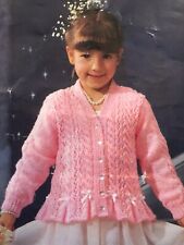 Knitting pattern girls for sale  BRIGHTON