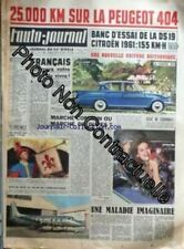 Auto Journal (L') [No 272] The 18/05/1961 - Bench Test de La DS 19 Citroen, usado comprar usado  Enviando para Brazil