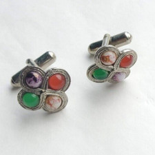 Pair cufflinks scottish for sale  HAYWARDS HEATH
