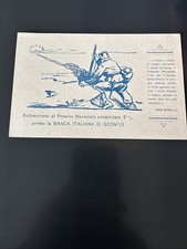 Cartolina prestito della usato  Italia