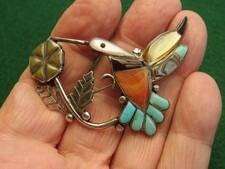 Spilla ciondolo colibrì usato  Spedire a Italy