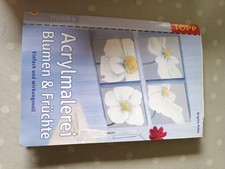 Acrylmalerei blumen früchte gebraucht kaufen  Deutschland