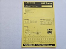 Daf fad 2500 for sale  NUNEATON