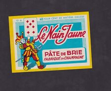 Ancienne étiquette fromage d'occasion  France