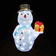Acrylic led snowman for sale  WATFORD