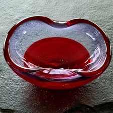 Murano sommerso red for sale  Lemon Grove
