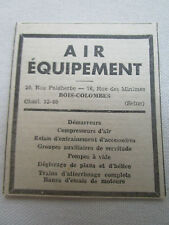 1939 pub air d'occasion  Yport