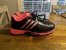 Sapato Adidas Adipower Barricade Adiwear 6 Feminino Tamanho 8 Rosa e Preto comprar usado  Enviando para Brazil