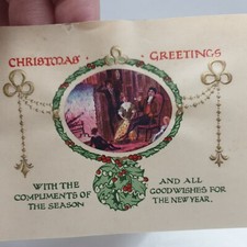 Antique christmas card for sale  RADSTOCK