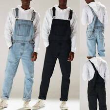 Mens suspender denim for sale  UK