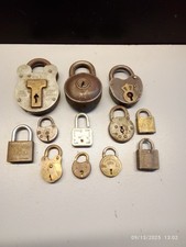 Vintage padlocks keys for sale  RINGWOOD