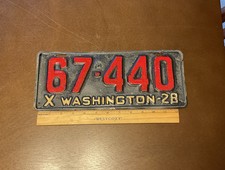 1928 washington license for sale  Bremerton