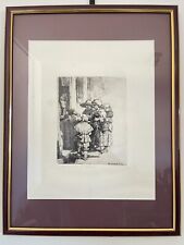 Ancienne gravure mendiant d'occasion  Caen
