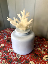Aqua ceramic vase for sale  SIDCUP