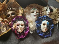 Stück harlekin masken gebraucht kaufen  Isenbüttel