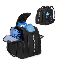 Mochila de skate preta figura patins em linha rolo homens mulheres criança comprar usado  Enviando para Brazil