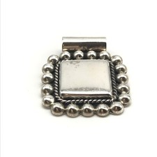 solid slide silver pendant for sale  Apex