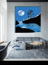 Quadro luna piena usato  Mirandola