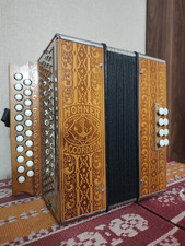 Acordeão alemão Hohner G/C botão diatônico pôquer Viena comprar usado  Enviando para Brazil
