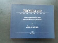 Partition froberger oeuvres d'occasion  Milly-sur-Thérain