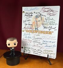 Goldfinger script signed for sale  Astoria