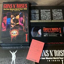 GUNS N' ROSES Use Your Illusion I World Tour 92 in Tokyo JAPAN VHS VIDEO MVVG-8  comprar usado  Enviando para Brazil