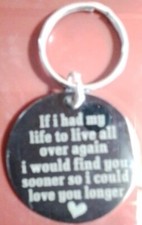 Usado, Pingente If I Had My Life To Live Over Again.....NOVO!  comprar usado  Enviando para Brazil
