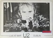 Pôster horizontal U2 Live At War Tour Dublin 24 x 33,5 preto e branco comprar usado  Enviando para Brazil