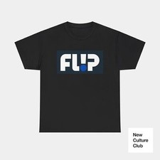 Usado, Camiseta Flip Skateboards Skate Clássica Anos 90 Design de Bloco Cores Branco Marinho comprar usado  Enviando para Brazil