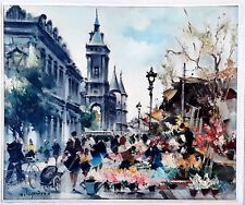 Tableau huile maurice d'occasion  France