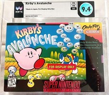 WATA 9.4 KIRBY'S AVALANCHE APENAS PARA EXIBIÇÃO Caixa Nintendo SNES Classificação ESTADO PERFEITO RARO!, usado comprar usado WATA 9.4 KIRBY'S AVALANCHE APENAS PARA EXIBIÇÃO Caixa Nintendo SNES Classificação ESTADO PERFEITO RARO!, usado comprar usado  Enviando para Brazil