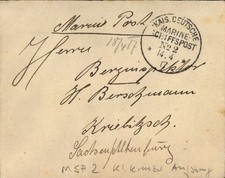Briefumschlag stempel marinepo gebraucht kaufen  Berlin