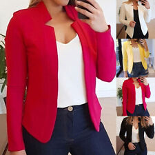 Blazer fino feminino top formal OL jaqueta de trabalho senhora manga longa roupa terno casaco↷ comprar usado  Enviando para Brazil