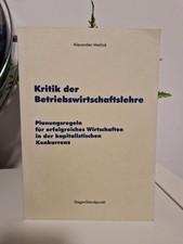 Kritik betriebswirtschaftslehr gebraucht kaufen  Wunstorf