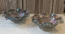Pair vintage iridescent for sale  PETERBOROUGH