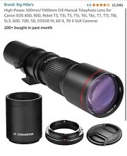 Telephoto lens canon for sale  Manistee