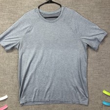 Camisa masculina Lululemon 2XL metal ventilação tecnologia manga curta Athletic Energy Creates comprar usado  Enviando para Brazil