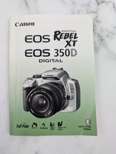 Manual de instruções da câmera digital Canon EOS Rebel XT/350D guia comprar usado  Enviando para Brazil