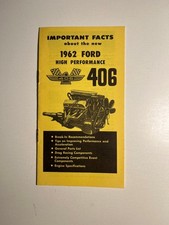 1962 ford 406 for sale  Pinopolis