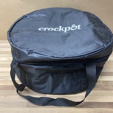 Crock-Pot Isolado Bolsa de Transporte Lenta Cocker com Alça Slots Zíper Nunca Usado comprar usado  Enviando para Brazil
