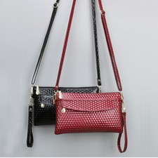 Bolsa de ombro feminina de couro ecológico padrão crocodilo bolsa de mão tiracolo comprar usado  Enviando para Brazil