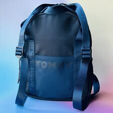 Tommy Hilfiger Logo Diseñador Mochila Bolso Azul Marino Y Negro segunda mano  Embacar hacia Argentina